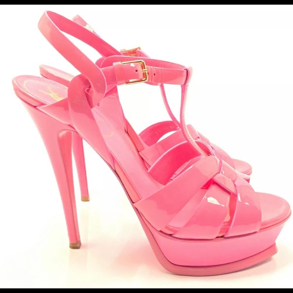 YSL Yves Saint Laurent Tribute Pink Pump